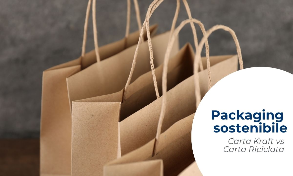 Packaging sostenibile carta kraft vs carta riciclata