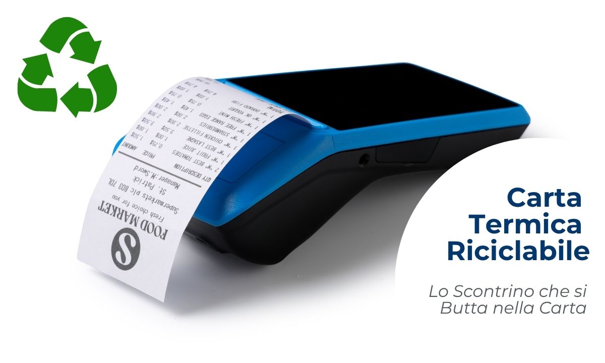 rotoli per scontrini in carta termica riciclabile
