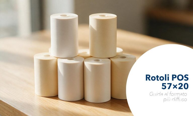 Rotoli POS 57×20: guida al formato più diffuso